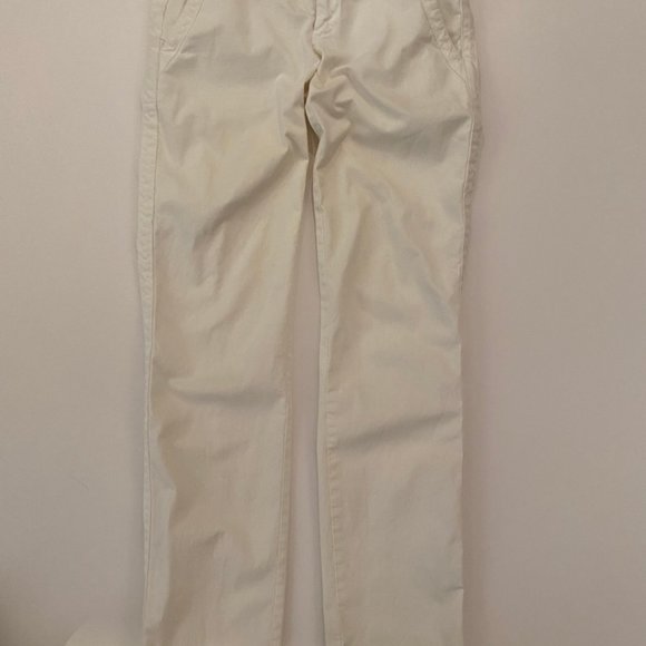 Fantastic white 100% cotton size 0 Nanette Lepore pants, very flattering cut - Picture 4 of 12